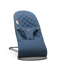 Photo 1 of Babybjorn Cotton Bouncer Bliss, blue 