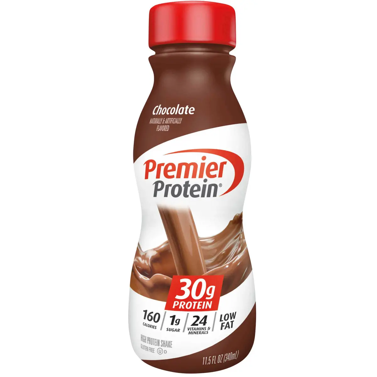 Photo 1 of 2 PACK, Premier Protein Chocolate Protein Shake, 11.5 Fluid Ounce -- 12 per case
