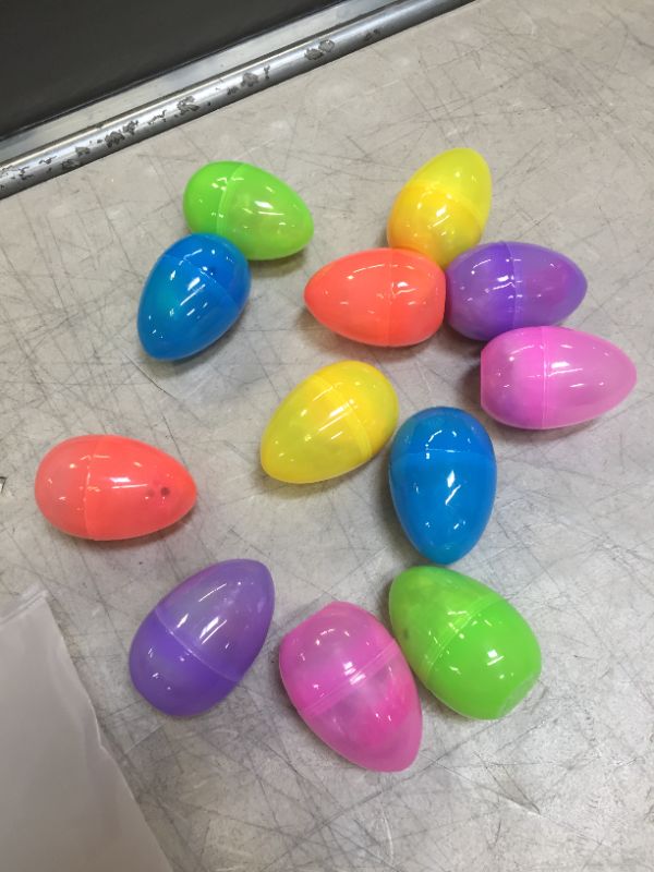 Photo 1 of 12 pack of Easter eggs with basket stuffer toys