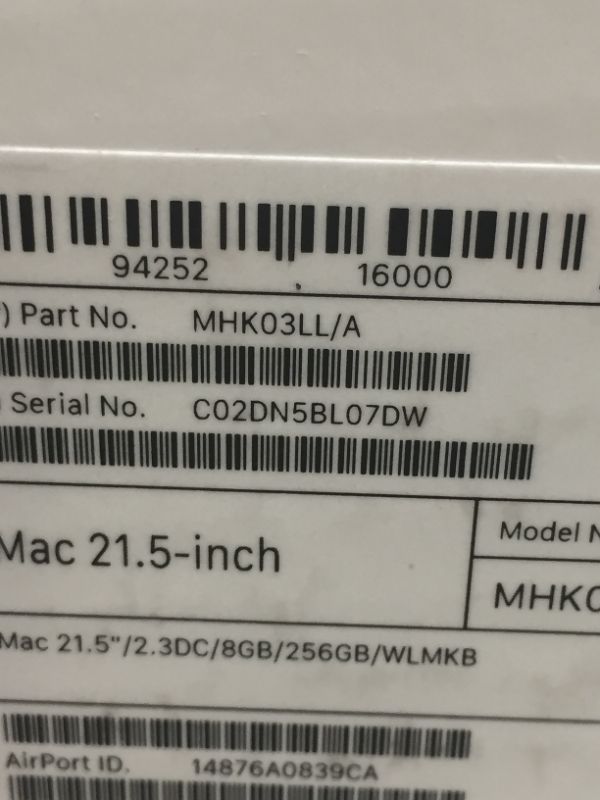 Photo 13 of Apple iMac (21.5-inch, 8GB RAM, 256GB SSD Storage) 2020
