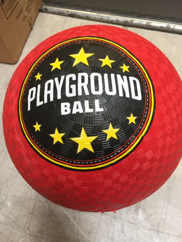 Photo 2 of Franklin Sports Kids Playground Balls - Rubber Kickballs + Playground Balls For Kids - Great for Dodgeball, Kickball, 4 Square + Schoolyard Games - 8.5” Diameter
