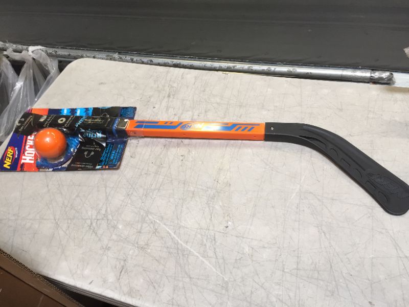 Photo 2 of NERF FLEXPLAY Kids Hockey Stick and Ball Set - Indoor & Outdoor Street Hockey Set - Adjustable Height Stick - Street Hockey Ball Included
