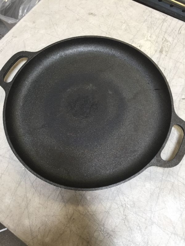 Photo 1 of CAST IRON 2 HANDLE SKILLET 14 INCH