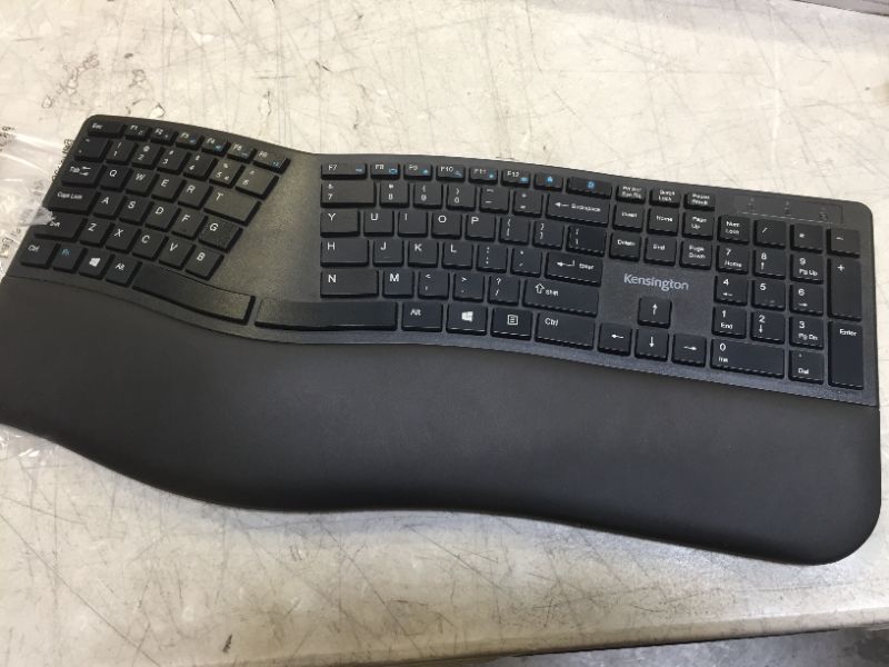 Photo 1 of Kensington Pro Fit Ergonomic Wireless Keyboard - Black (K75401US)

