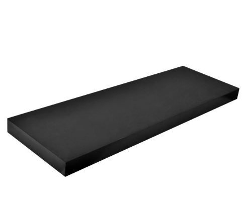 Photo 1 of 12" Grande Floating Wall Shelves, Black, 36"
