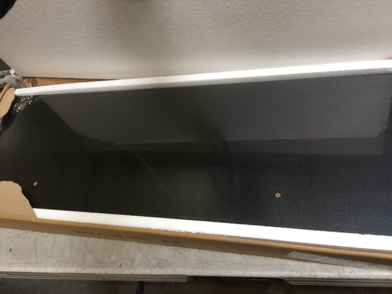 Photo 1 of 12" Grande Floating Wall Shelves, Black, 36"
