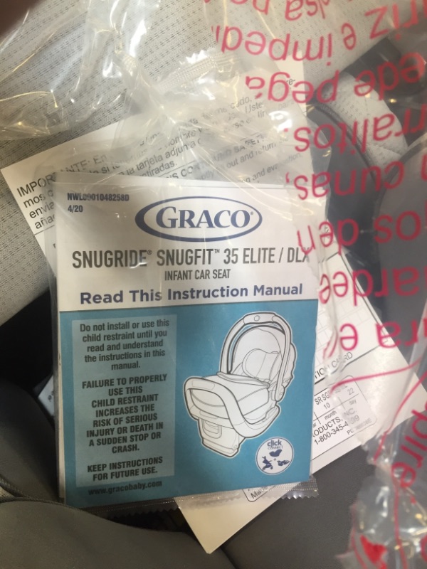 Photo 1 of GRACO SnugRide SnugFit 35 Elite Infant Car Seat, Nico
