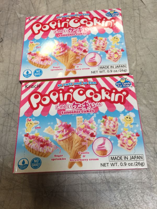 Photo 1 of Kracie Popin' Cookin' Diy Candy for Kids, Cake Kit, 0.9 Ounce 2 PACK BEST BY 08/2023