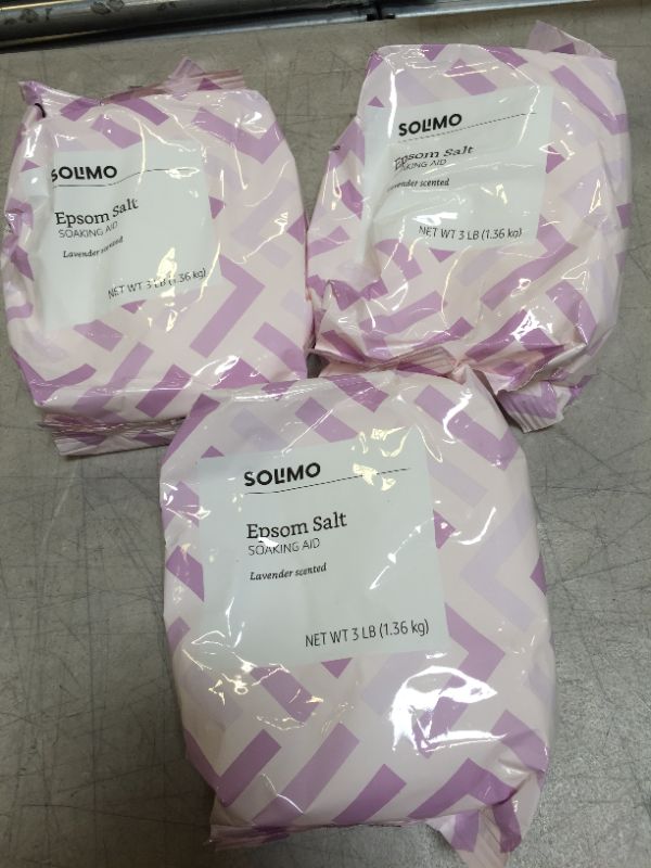 Photo 2 of Amazon Brand - Solimo Epsom Salt Soaking Aid 3 PACK