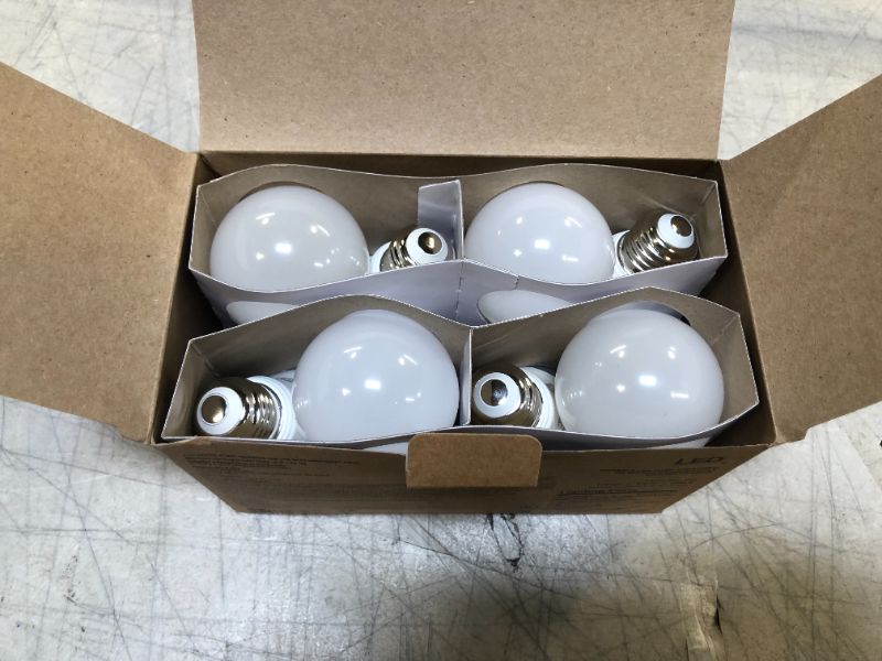 Photo 2 of 60-Watt Equivalent A19 Non-Dimmable LED Light Bulb Daylight (8-Pack)
