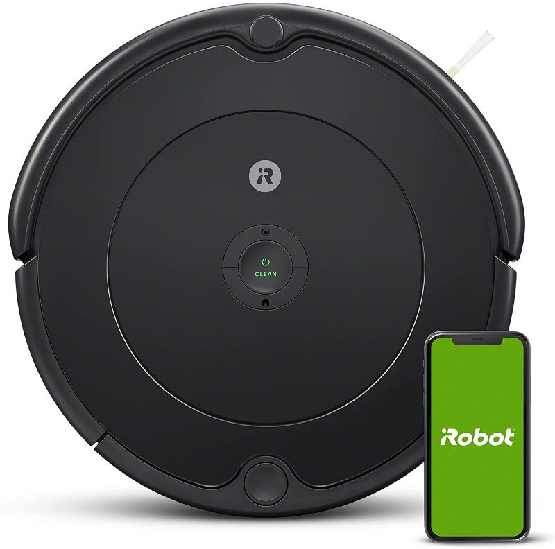 Photo 1 of iRobot Roomba 692 Robot Vacuum-Wi-Fi Connectivity, Personalized Cleaning Recommendations, Works with Alexa, Good for Pet Hair, Carpets, Hard Floors, Self-Charging, Charcoal Grey
