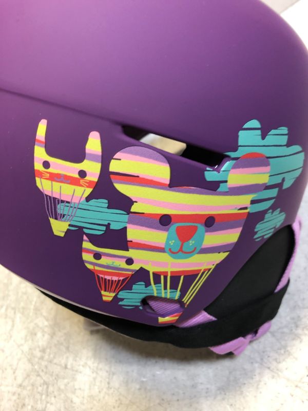 Photo 4 of Anon Kids’ Flash Durable Ski/Snowboard Helmet with Brim - PURPLE
XL