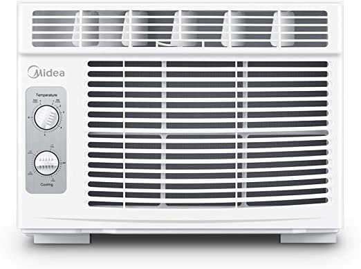 Photo 1 of Midea 5,000 BTU EasyCool Window Air Conditioner and Fan - Cool Up To 150 Sq. Ft. with Easy To Use Mechanical Control and Reusable Filter
