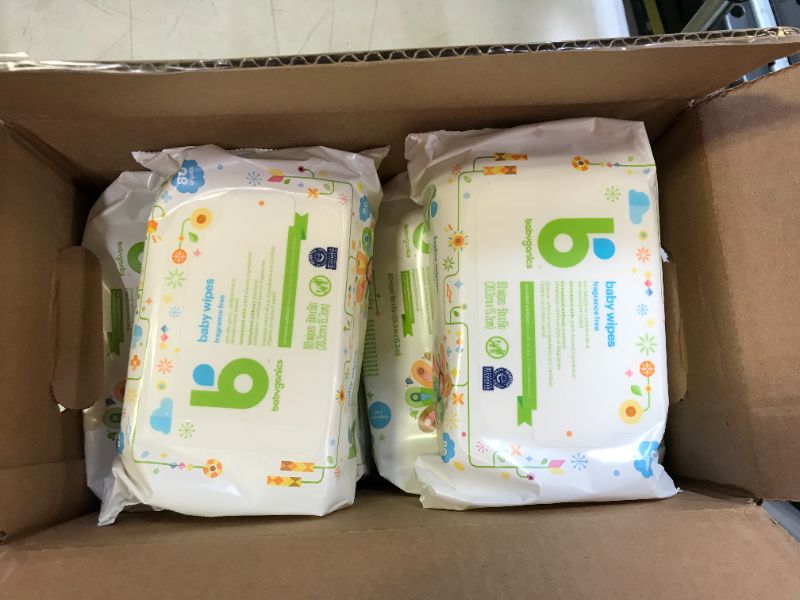 Photo 2 of Baby Wipes, Babyganics Unscented Diaper Wipes, 800 Count, (10 Packs of 80), Non-Allergenic and formulated with Plant Derived Ingredients
