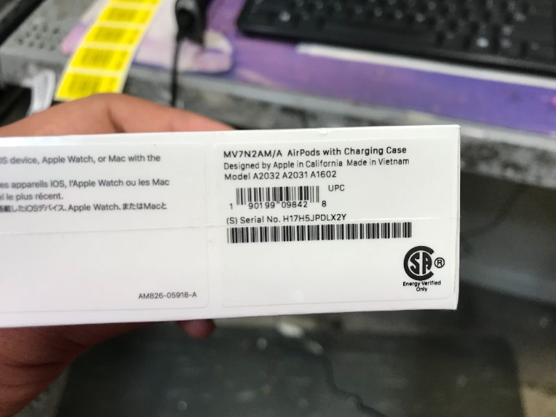 Photo 5 of Apple AirPods (2nd Generation) Factory Sealed 

