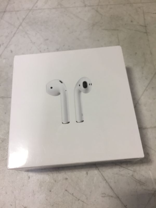 Photo 2 of Apple AirPods (2nd Generation) MV7N2AM/a with Charging Case - Stereo - Wireless - Bluetooth - Earbud - Binaural - in-ear
