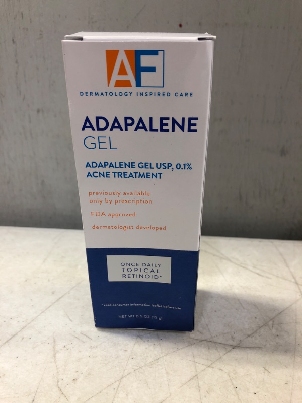 Photo 3 of Acne Free Adapalene Gel 0.1%, Once-Daily Topical Retinoid Acne Treatment, Dermatologist Developed, Unclogs Pores and Clears Acne, Prevents and Improve Whiteheads and Blackheads, 0.5 Ounce