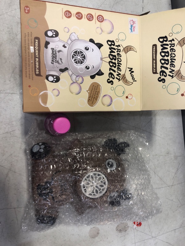Photo 1 of Bubble Machine Blower for Kids, Bubbles Makers for Toddlers, Best Gifts Toys for Gils/Outside/Bath/Indoor(Battery Not Include) 4000+ Bubbles Per Minute
