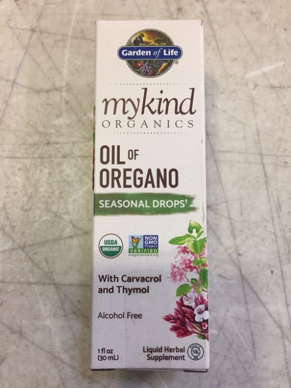 Photo 1 of Garden of Life mykind Organics Oil of Oregano Drops 1 fl oz Liquid EXP 4/2022