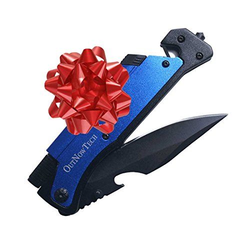 Photo 1 of  Outnowtech vintage folding pocket knife multi purpose one handed easy open survival knife for hikers and campers