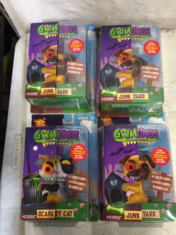 Photo 1 of Grimlings - (3) Pug (1) cat - Interactive Animal Toy - by WowWee
4 pack 