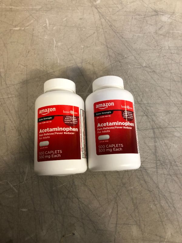 Amazon basic care extra strength pain relief acetaminophen caplets