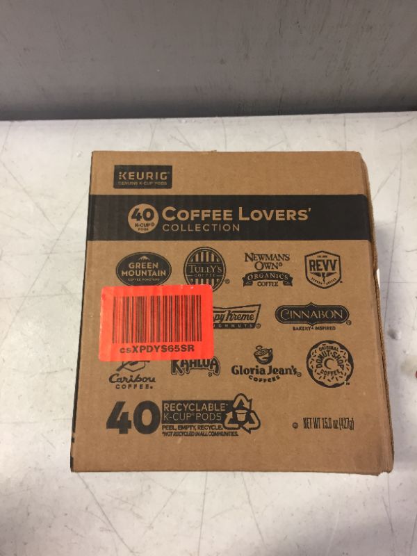 Photo 2 of 40 Ct Keurig Coffee Lovers' Collection Variety Pack K-Cup® Pods. Coffee - Kosher Single Serve Pods
exp apr 6 2022