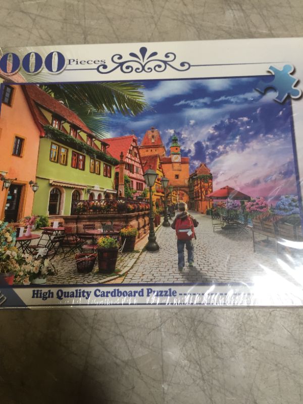 Photo 2 of 1000 Piece Puzzles for Adults Landscape Puzzles for Adults Puzzle Game for Adult Family Friends Toy Gift
