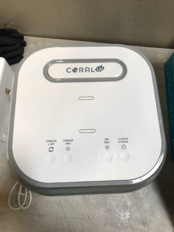 Photo 1 of 3 in 1 UVC Sterilizer and Dryer by Coral UV | Dual UV Lights | Ultraviolet Electric Sanitizer with HEPA Filtration 
