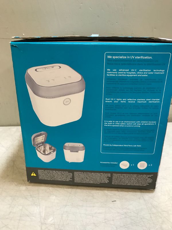 Photo 1 of 3 in 1 UVC Sterilizer and Dryer by Coral UV | Dual UV Lights | Ultraviolet Electric Sanitizer with HEPA Filtration 
