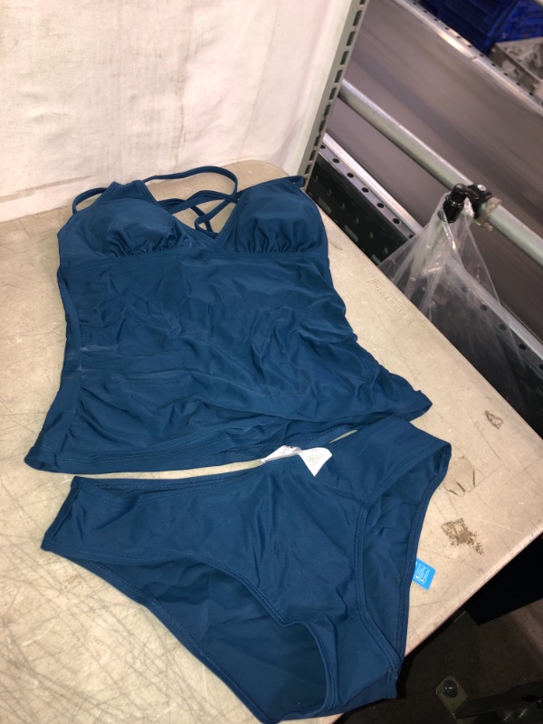 Photo 1 of WOMENS 2 PEICE TANKINI, SIZE M