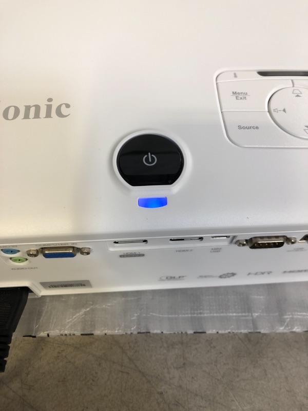 Photo 1 of ViewSonic True 4K Projector with 3500 Lumens HDR Support and Dual HDMI for Home Theater Day and Night, Stream Netflix with Dongle (PX747-4K)

