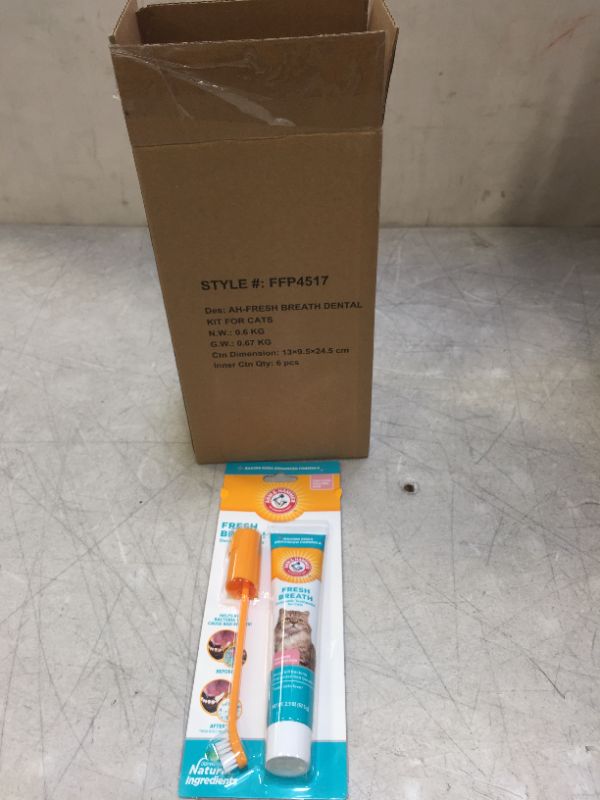 Photo 3 of Arm & Hammer for Pets Cat Dental Care - Cat Dental Mints, Dental Kit for Cats, Cat Water Additive - Cat Oral Hygiene, Cat Teeth Care, Arm and Hammer Cat Supplies, Cat Dental Kit, Cat Teeth Cleaning
