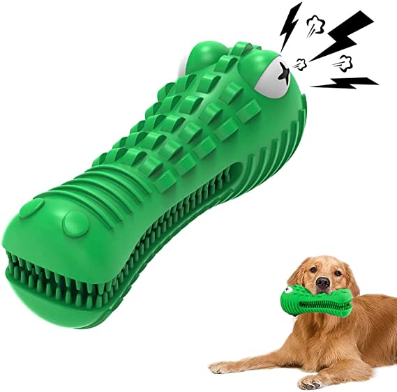 Photo 1 of Dog Squeaky Chew Toy, Tough Natural Rubber Durable for Aggressive Chewers, Fun to Chew for Mediuem
