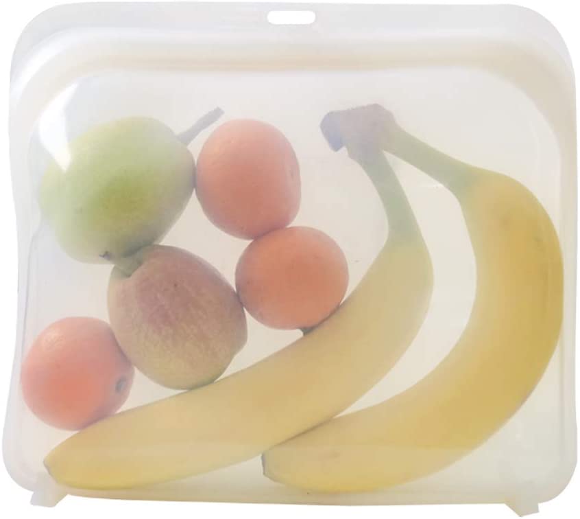 Photo 1 of FMR Reusable Silicone Food Storage Bags - Silicone Snack And Food Bags?Sous Vide Bags for Fruits,Vegetables,Meats,Sandwich, Portable, Leakproof Lunch Bags, Freeze, Eco-friendly