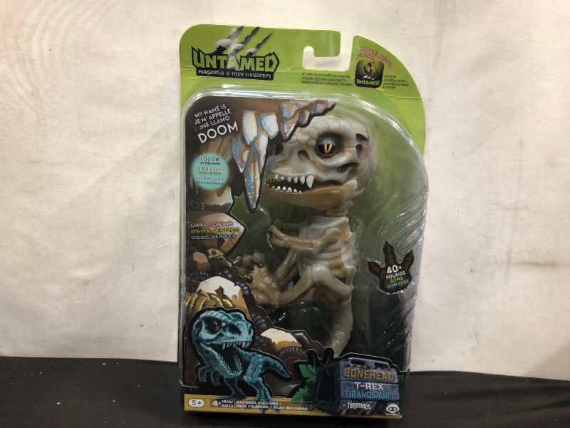 Photo 1 of Fingerlings Untamed Dinosaur Doom the T-Rex Figure [Bonehead]
