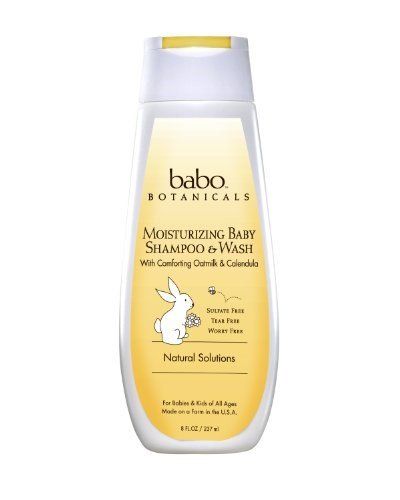 Photo 1 of Babo Botanicals Oatmilk Moisturizing Baby Shampoo and Wash, calendula 8 Fl Oz
