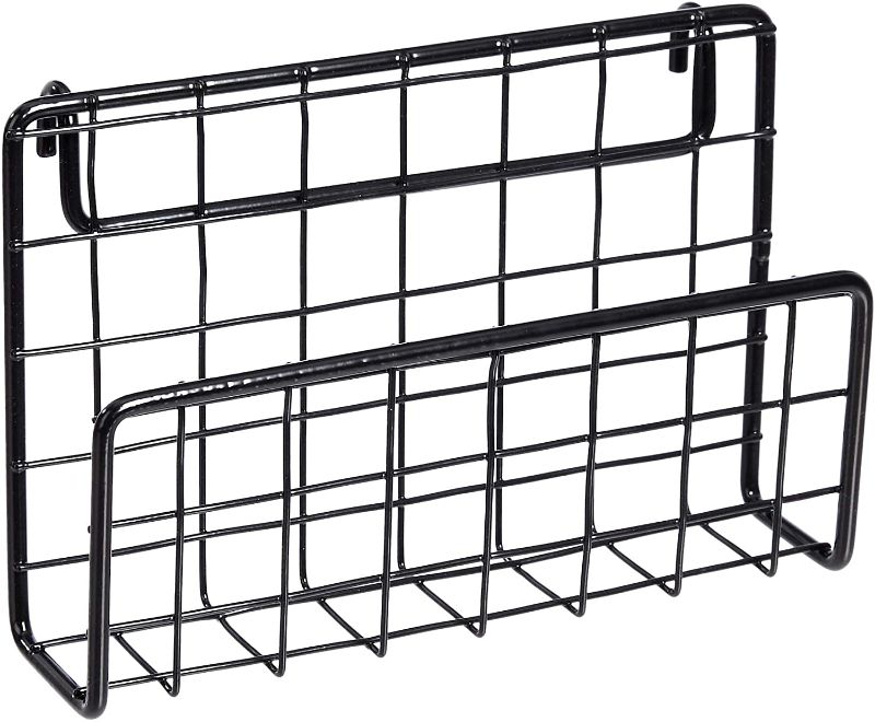 Photo 1 of Amazon Basics Letter Sorter for Wall Grid Panel, Black