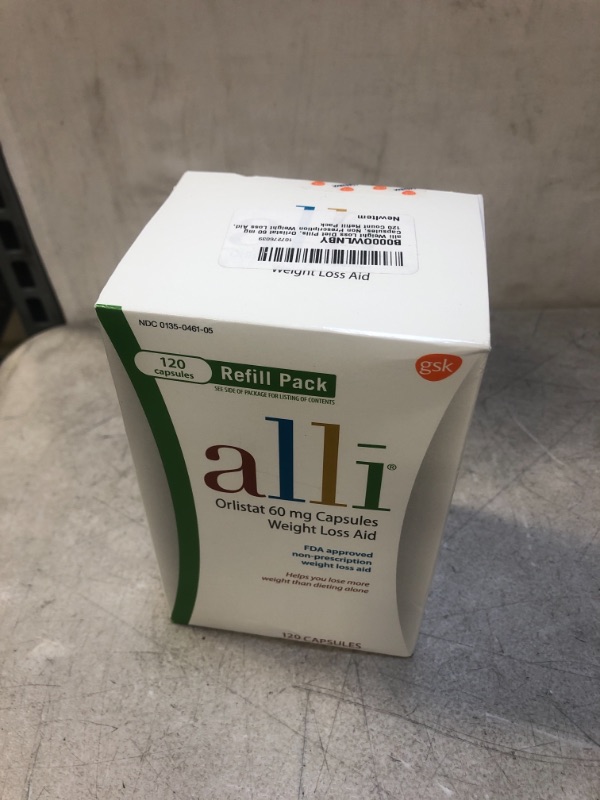Photo 2 of Alli Weight Loss Aid Orlistat 60 Mg Capsules 120-Count Refill Pack
bb  - 08 - 23 