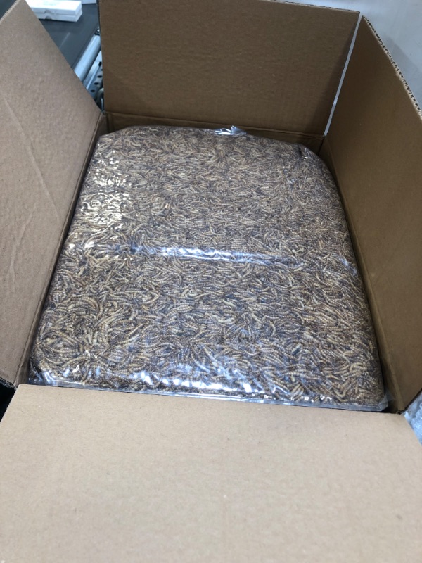 Photo 2 of 10lbs Bulk Non-GMO Dried Mealworms for Reptile , Tortoise ; Amphibian ,Lizard ;Wild Birds; Chichens; Duck etc
