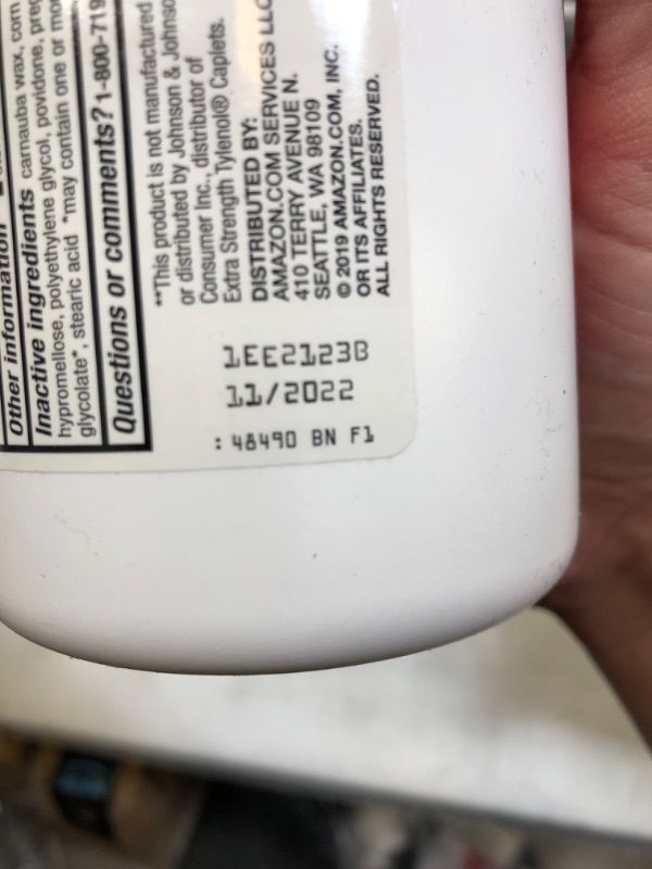 Amazon basic care extra strength pain relief acetaminophen caplets