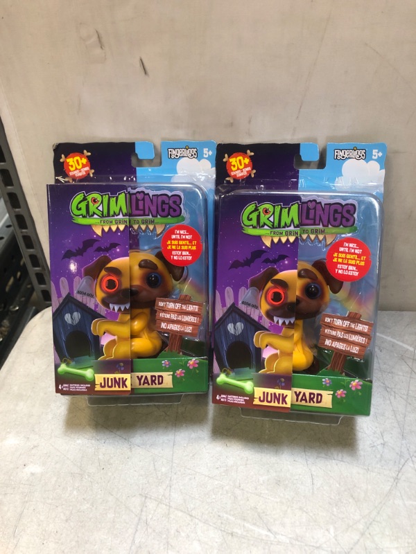 Photo 2 of WowWee Grimlings - Pug - Interactive Animal Toy - 2 PACK
