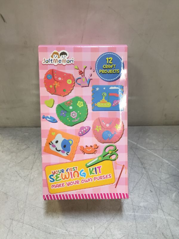 Photo 2 of JoltMemori Sewing Crafts Kits for Kids Beginners- 12 Cartoon Wallet Fun DIY Crafts Projects for Kids Girls Great Gift for Girls
