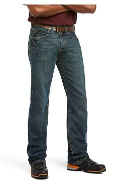 Photo 1 of ARIAT Men's Rebar M5 Durastretch Straight Leg Jean 36 x 34 Ironside