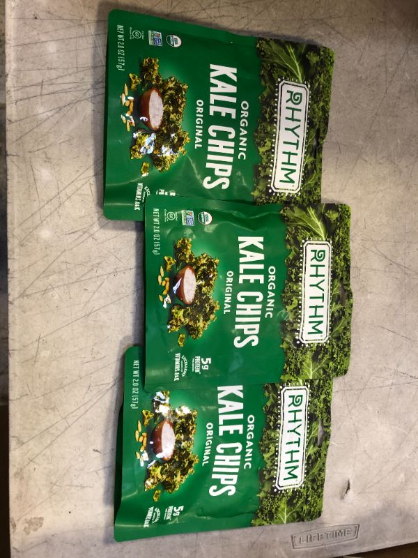 Photo 1 of 3 PACK OF KALE CHIPS EXP OCT 2021