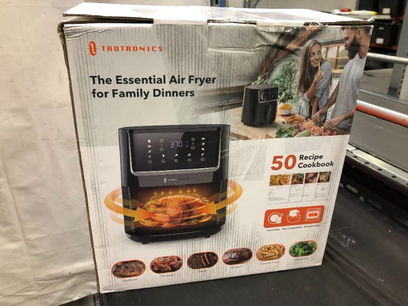 Photo 11 of  Air Fryer Large 6 Quart 1750W Oven with Touch Control Panel Auto Shut Off Black