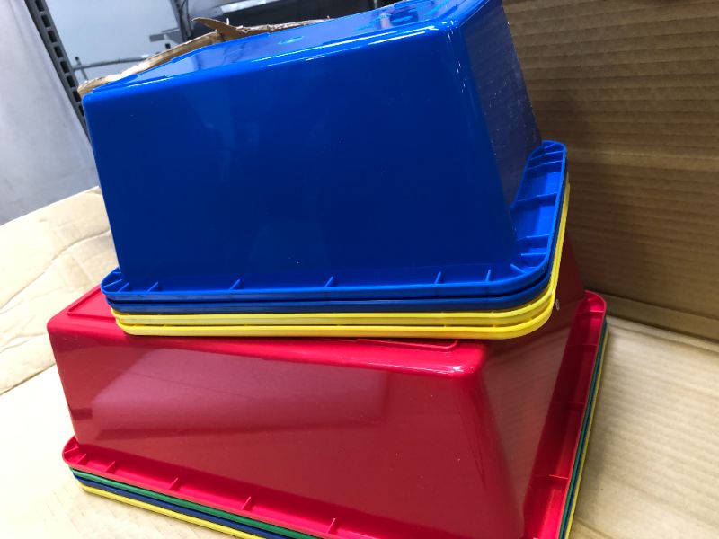 Photo 1 of Plastic Bins 