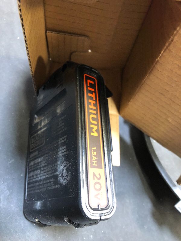 Photo 1 of BLACK+DECKER 20V MAX* POWERCONNECT 10 in. 2in1 Cordless String Trimmer/Edger + Sweeper Combo Kit (LCC222) (Missing Charger)