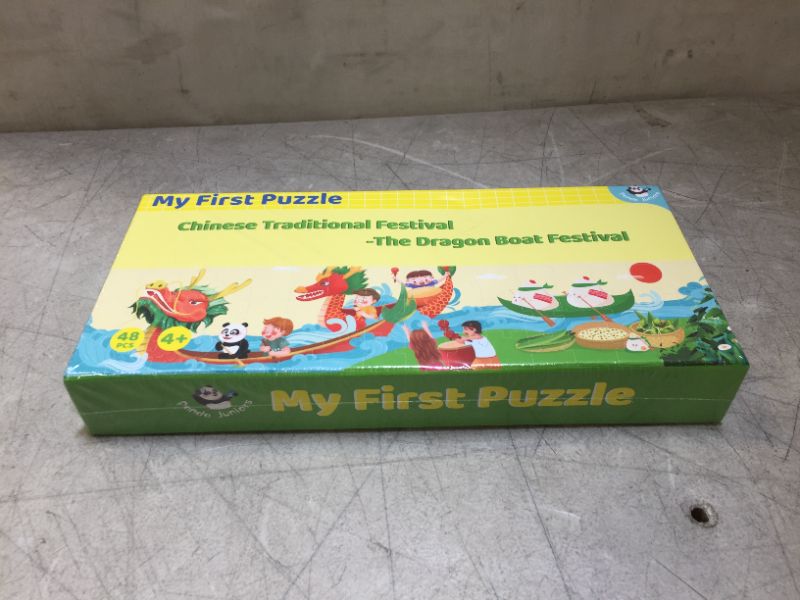 Photo 1 of Panda Juniors Floor Puzzle 2X3 Feet for Kids Age 3-8, 48 Pieces Dragon Puzzle and Educational Toys Jigsaw Puzzles Raising Children Recognition & Memory Skill Practice FACTORY SEALED