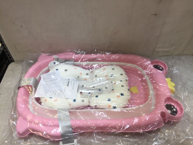 Photo 1 of BABY Bath Tub Pink, Foldable